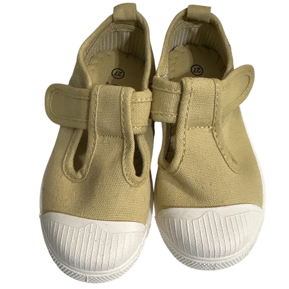 Chus Kids Canvas Sneakers Cotton EU 27 Made in Spain Rubber Cap Toe